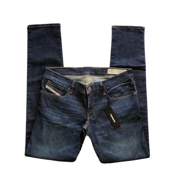 Diesel Denim - Diesel Women's Blue Denim Slim Skinny Low Waist Jeans  W27 L32
